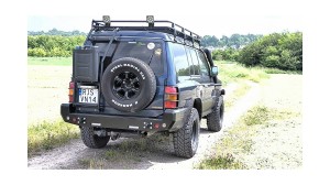 Zderzak tył Mitsubishi Pajero II 