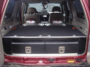 Zabudowa szufladowa Nissan Patrol Y61, GU4